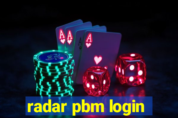 radar pbm login